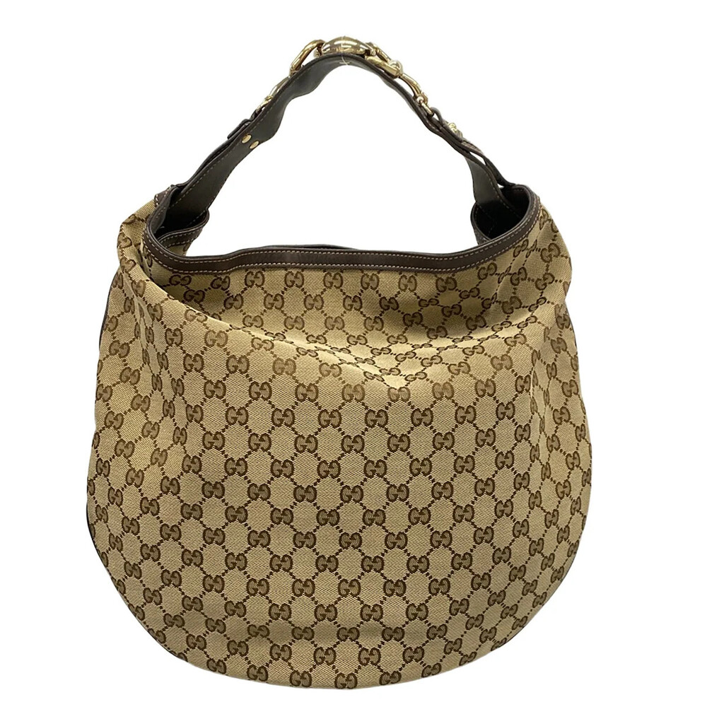 Gucci Gg Beige Dark Brown Jacquard #373557G10B